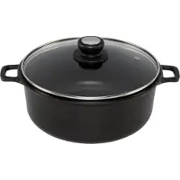 De Buyer Choc Extreme Saucepot With Glass Lid 28 Cm Induction Gryta