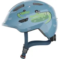 ABUS Cykelhjälm - Smiley 3.0 - Blue Croco - - 45-51 cm - Cykelhjälm