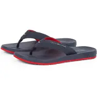 Tommy Hilfiger för män. FM0FM05361 Tofflor Softer 1D marinblå (41), Karta, Ingen, Strandkläder, Marino