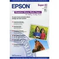 Epson Premium - Blank - Super A3/B (330 x 483 mm) - 255 g/m² - 20 ark fotopapper - för SureColor SC-P700, P7500, P900, P9500, T2100, T3100, T3400, T3405, T5100, T5400, T5405