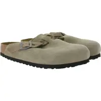 Birkenstock Pantolette 'Boston' taupe