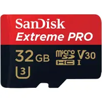 SanDisk Extreme Pro MicroSDHC V30 U3 4K 100 MB/s 32GB