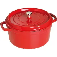 Staub 40509-852-0, 6,7 l, Röd, Gjutjärn, Emalj, Frankrike, 28 cm