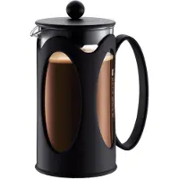 Bodum Caffettiera - Fransk press - Storlek 17.1 x 10.6 cm - Höjd 24.2 cm - 1 L - svart