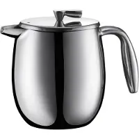Bodum Columbia Kaffebryggare Dubbelvägg Matt 4 Koppar - Kaffepressar Rostfritt Stål