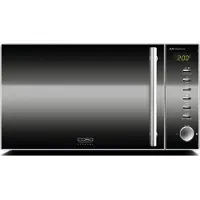 Caso M 20, Bänkdiskmaskin, Enbart mikrovågsugn, 20 l, 800 W, Knappar, Rotations-, Svart
