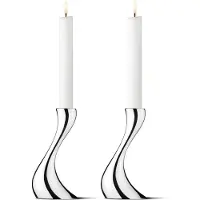 Georg Jensen Cobra Small ljusstakar 2-pack 3586694