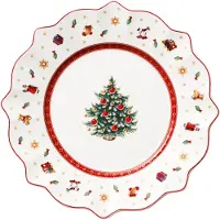 Villeroy & Boch Toy's Delight Frukostfat 24 Cm - Jultallrikar Porslin Vit