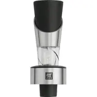 Zwilling Vinluftare-Pourer-Stoppare, I flaska, Rostfritt stål, Svart, Rostfritt stål, 80 mm, 130 mm, 42 mm