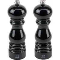 Peugeot Salt- Och Pepparkvarn Paris 18 Cm Set Svart Lack Bok