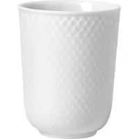 Lyngby Porcelæn Rhombe White Mug-33 Cl Mugg