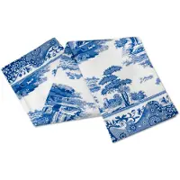 Spode Pimpernel Blue Italian Kökshandduk - Kökshanddukar Bomull Blå