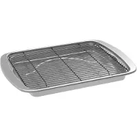 Nordic Ware Oven Crisp Bakplåt Med Galler - Bakplåtar Stål Aluminium