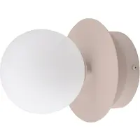 Globen Lighting Vägglampa ART DECO, dimbar, Creme / bärnsten, Vardagsrum / matsal, Metall, Design, Vägglampa, vägglampa inomhus