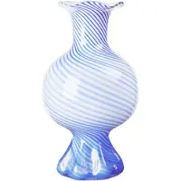 Fyrklövern Broste Copenhagen Mella vas 17,5 x 30 cm, Intense Blue