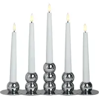 Watt & Veke LYKKE ljusstake 28 cm, Chrome