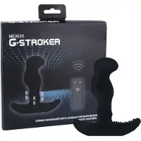 Nexus G-stroker - prostatavibrator med fjärrkontroll - svart