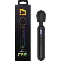 BLAQ - massagevibrator stor digital svart