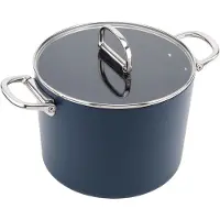 Joseph Joseph Space, Blå, Keramiska, Elektrisk, gas, halogen, Induktion, Gjuten aluminium, Rostfritt stål, Glas, Keramiska