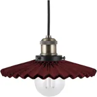 Globen Lighting Taklampa , COBBLER, dimbara, Röd, Matsal, Glas, Vintage / retro