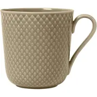 Lyngby Porcelæn Rhombe Earth Mug With Handle-39 Cl-clay Mugg