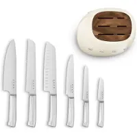 Smeg KBSF02CR, Knivblock, Rostfritt stål, Rostfritt stål, Gräddfärgad, Kina, 2,4 kg