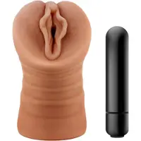 Blush M For Men Sofia - masturbator med vibration - naturfärg