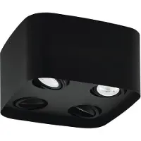 Eglo CAMINALES-Z taklampa 4 x 345 lm GU10 RGB/C, svart