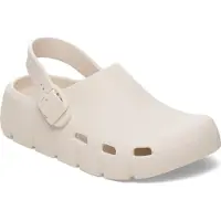 Birkenstock Sandaler med klack Birki Flow Kids EVA Eggshell pojkar - Vit - 29