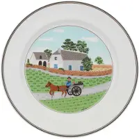 Villeroy & Boch Design Naif Tallrik Flat Farmer 27cm - Mattallrikar Porslin Vit