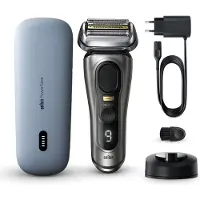 Braun Series 9 Pro+ 9525s Wet & Dry, Folierakapparat, Metallisk, Batteri, Litium-Ion (Li-Ion), 90 min, Låda