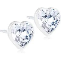Blomdahl Blomdahls - MP Heart 6mm, Crystal