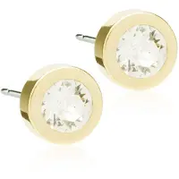 Blomdahl Golden Titanium Grand Bezel 8 mm Crystal