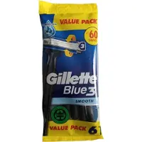 Gillette Blue3 Smooth Disposable Razors 6 Pack