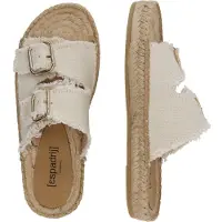Espadrij l'orginale Pantolette 'CLAQUETTE' beige
