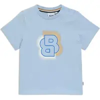 BOSS Kids' cotton T-shirt with Double B monogram