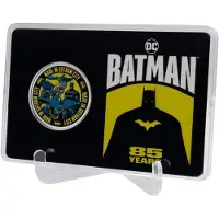 Fanattik Begränsad Upplaga Dc Comics Batman Samlarmynt 85-årsjubileum Valuta