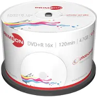Primeon 2761226 DVD+R 4.7 GB 50 st Spindel Skrivbar