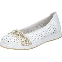 Rieker Ballerina vit