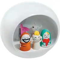 Alessi Statuette Presepe 13x16 cm Porslin Vit