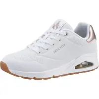 SKECHERS Låg sneaker 'Uno-Golden Air' guld / vit