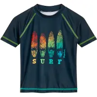Playshoes UV-skydd marinblå / ljusgrön / mörkorange / röd