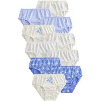 Next Trosa blå denim / ljuslila / naturvit