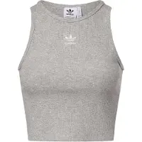 Adidas Originals Topp 'Adicolor Essentials' gråmelerad / vit