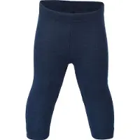 Engel Leggings - Ull/Silke - Marinblå - - 74/80 - Leggings - Ull