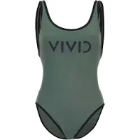 Vivid Baddräkt grön / svart