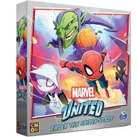 Cmon Marvel United: Enter The Spider-Verse Expansion | Spel med Minifigurer | Samarbets- och Strategispel | 1-4 Spelare