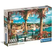 Clementoni Pussel 1000 Bitar CB Balcony View of Lake Como