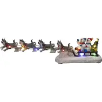 Konstsmide Snögubbar med hundar LED 2xAAA