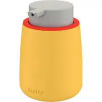 Leitz Cosy - Behållare för desinfektionsmedel/tvål - plast, keramik - varmt gul